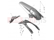 Rear Mudguard - Triumph TF450-E 2025