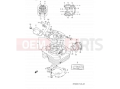 SUZUKI DR350S P (1993) (E03,E28,E33) 1 - CYLINDER HEAD