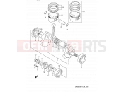 SUZUKI DR350S P (1993) (E03,E28,E33) 5 - CRANKSHAFT