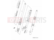 SUZUKI DR350S P (1993) (E03,E28,E33) 41 - FRONT DAMPER