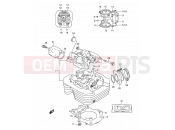 SUZUKI DR350SE R (1994) (E02) 1 - CYLINDER HEAD