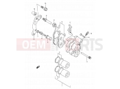 SUZUKI DR350SE R (1994) (E02) 48 - FRONT CALIPER