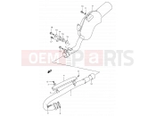 SUZUKI DR350SE S (1995) (E02) 12 - MUFFLER