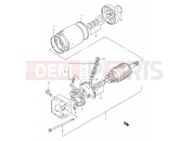 SUZUKI DR350SE S (1995) (E02) 20 - STARTING MOTOR (MODEL R/S)