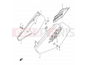 SUZUKI DR350SE S (1995) (E02) 36 - FRAME COVER (MODEL R/S)