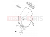SUZUKI DR350SE S (1995) (E02) 37 - HEADLAMP COVER (MODEL R/S/T)