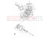 SUZUKI DR350SE S (1995) (E02) 53 - REAR WHEEL (MODEL R/S)