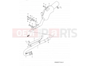 SUZUKI DR350SE S (1995) (E03,E28,E33) 11 - MUFFLER