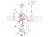 SUZUKI DR350SE T (1996) (E02,E04,E18,E94) 10A - CARBURETOR (MODEL T/V/W/X)