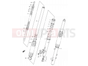 SUZUKI DR350SE T (1996) (E02,E04,E18,E94) 45 - FRONT DAMPER (MODEL R/S/T)