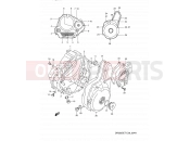 SUZUKI DR350SE T (1996) (E03,E28,E33) 4A - CRANKCASE COVER (MODEL R/S/T)