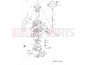 SUZUKI DR350SE T (1996) (E03,E28,E33) 9B - CARBURETOR (MODEL R/S/T)