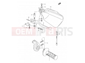 SUZUKI DR350SE T (1996) (E22) 40 - RIGHT HANDLE LEVER (MODEL R/S/T)