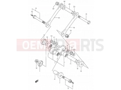 SUZUKI DR350SE T (1996) (E22) 52 - REAR CUSHION LEVER