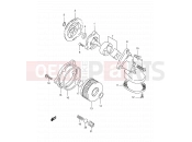 SUZUKI DR350SE T (1996) (E24,E34) 13 - OIL PUMP