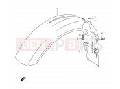SUZUKI DR350SE T (1996) (E24,E34) 38 - FRONT FENDER