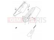 SUZUKI DR350SE W (1998) 36B - FRAME COVER (MODEL V/W)