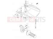 SUZUKI DR350SE W (1998) 40A - RIGHT HANDLE LEVER (MODEL V/W/X)