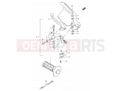 SUZUKI DR350SE W (1998) 41A - LEFT HANDLE LEVER (MODEL V/W/X)
