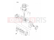 SUZUKI DR350SU P (1993) 5 - CRANKSHAFT