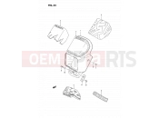 SUZUKI DR350SU P (1993) 35 - HEADLAMP COVER