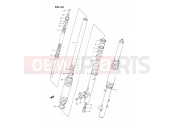 SUZUKI DR350SU P (1993) 33 - FRONT DAMPER