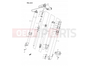 SUZUKI DR350SU P (1993) 33A - FRONT DAMPER (DR350SHN/SHP/SHR)