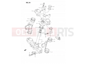 SUZUKI DR350SU P (1993) 34 - STEERING STEM