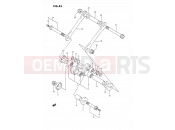 SUZUKI DR350SU P (1993) 45 - REAR CUSHION LEVER