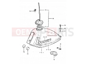 SUZUKI DR400S T (1996) 47 - FUEL TANK (DR400ST)