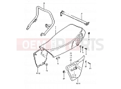 SUZUKI DR400S T (1996) 50 - SEAT - FRAME COVER (DR400ST)