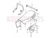 SUZUKI DR400S X (1999) 51 - SEAT - FRAME COVER (DR400SX)