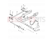 SUZUKI DR400S X (1999) 66 - REAR SWINGING ARM