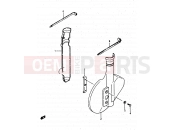 SUZUKI DR500R G (1986) 39 - FRONT FORK COVER (DR500RG)
