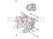 SUZUKI DR500R H (1987) 3 - CRANKCASE