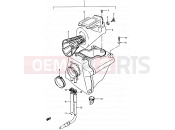 SUZUKI DR500S G (1986) 11 - AIR CLEANER