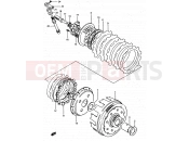 SUZUKI DR500S G (1986) 15 - CLUTCH