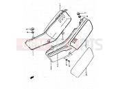 SUZUKI DR500S G (1986) 35 - FRAME COVER (DR500SG/SH)