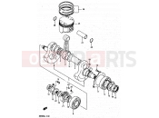 SUZUKI DR500S J (1988) 5 - CRANKSHAFT
