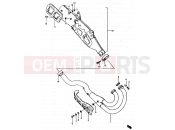SUZUKI DR500S J (1988) 12 - MUFFLER