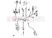 SUZUKI DR500S J (1988) 27 - WIRING HARNESS