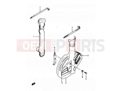 SUZUKI DR500S J (1988) 40 - FRONT FORK COVER (MODEL H/J)