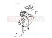 SUZUKI DR600R G (1986) 12 - AIR CLEANER
