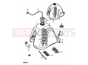 SUZUKI DR600R G (1986) 32 - FUEL TANK (MODEL G/H)