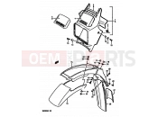 SUZUKI DR600R G (1986) 44 - FRONT FENDER (MODEL H/J/K E15,E16,E17,E18,E22,E24)