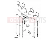 SUZUKI DR600R G (1986) 46 - HANDLEBAR-CABLE