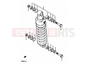 SUZUKI DR600R G (1986) 56 - REAR SHOCK ABSORBER