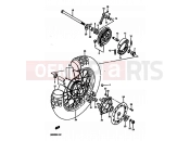 SUZUKI DR600R G (1986) 59 - REAR WHEEL (MODEL G/H/J)