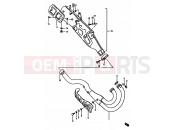 SUZUKI DR600S / DR600SU H (1987) 14 - MUFFLER (MODEL G/H/J)