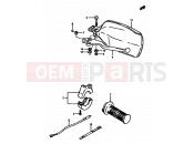 SUZUKI DR600S / DR600SU H (1987) 45 - RIGHT HANDLE SWITCH